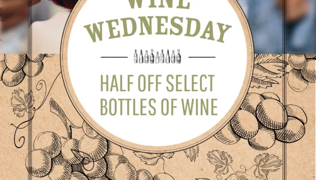 Honey Salt restaurant in Summerlin advertises Wine Wednesday with half off select bottles of wine.