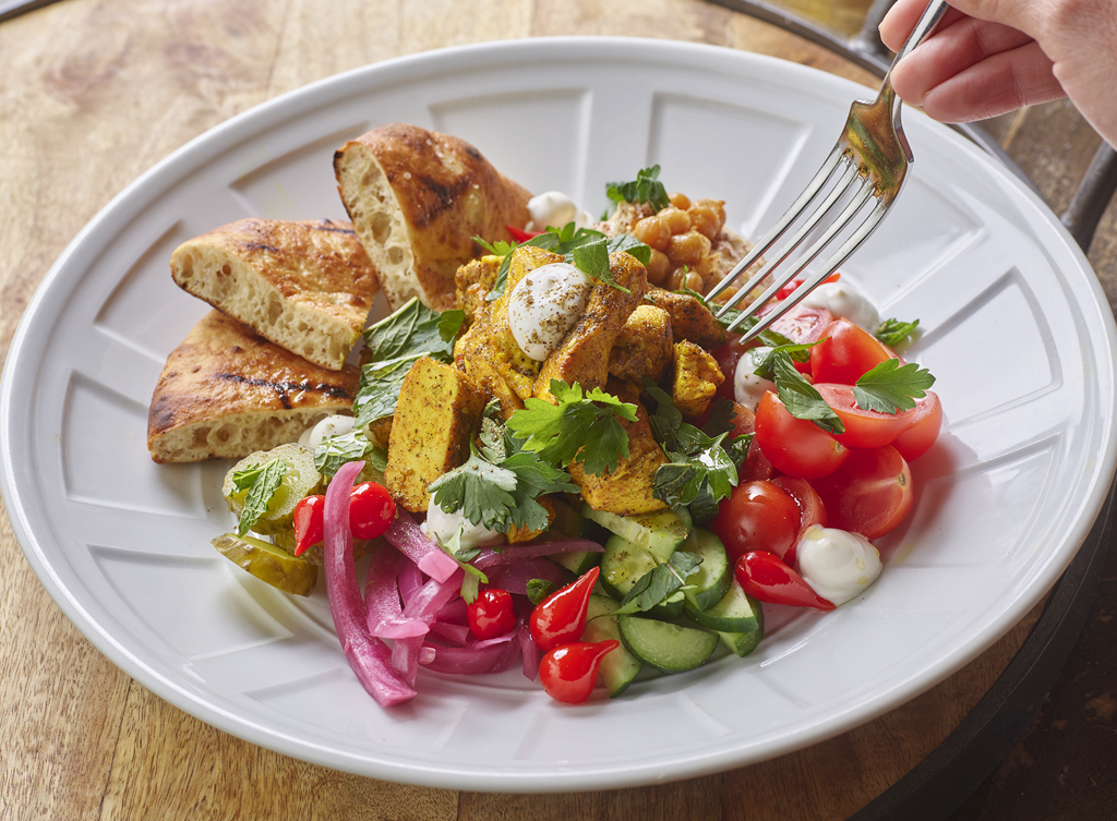 The Turkey Cobb Salad from the Lunch Menu at Honey Salt restaurant in Summerlin Las Vegas.